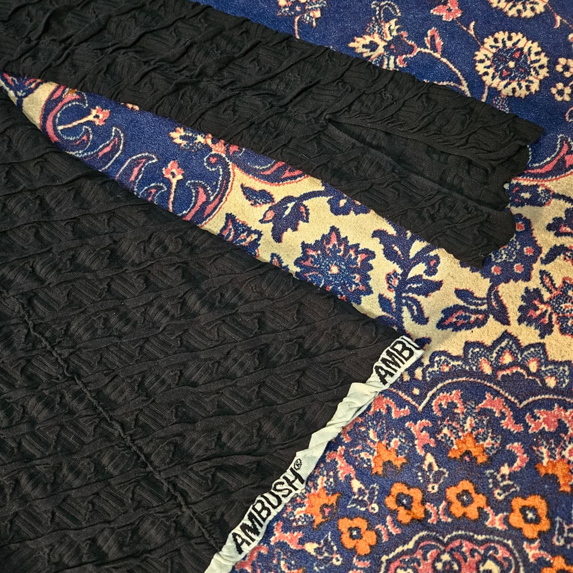 앰부쉬(AMBUSH) 로고 테이프 니트탑 S size 상품이미지6