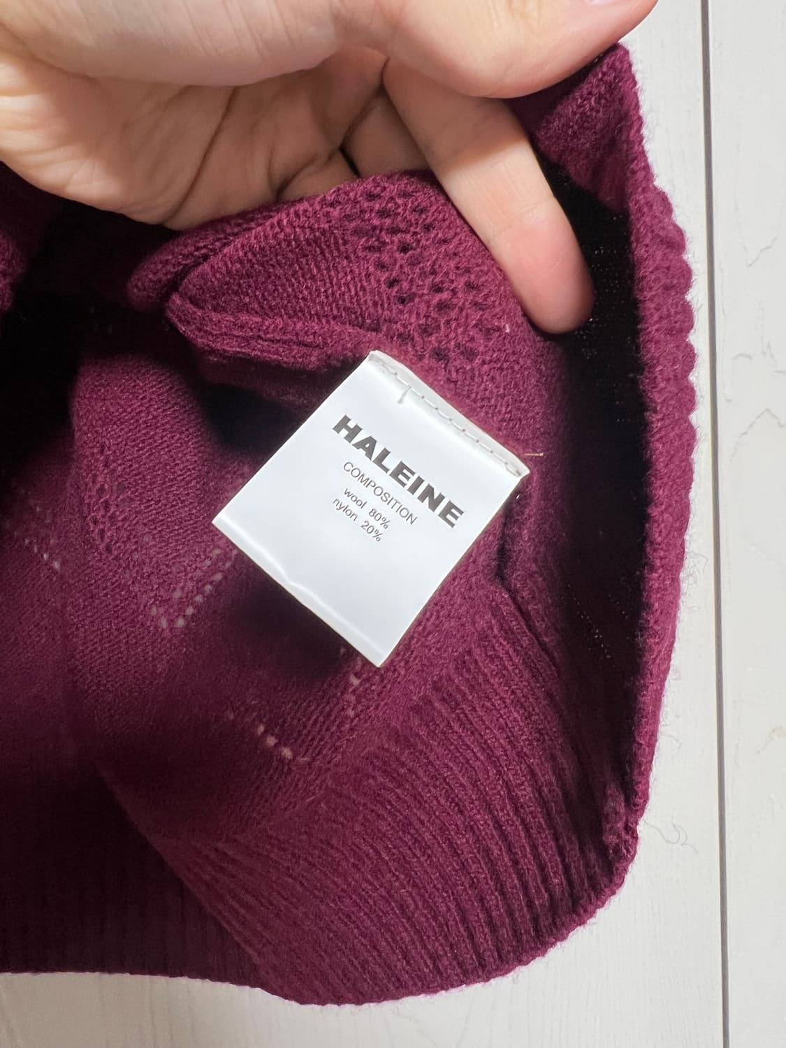 알렌느 니트 베스트  상품이미지3