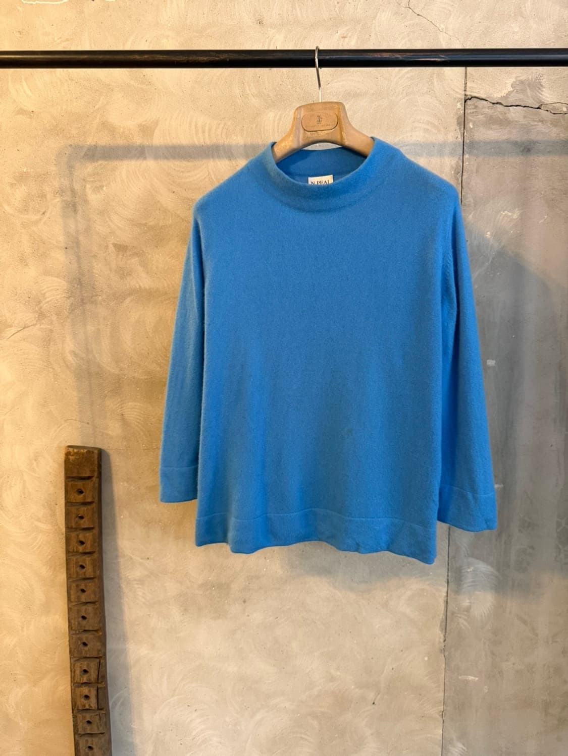 N.PEAL 캐시미어 모호크넥 니트 100 상품이미지1