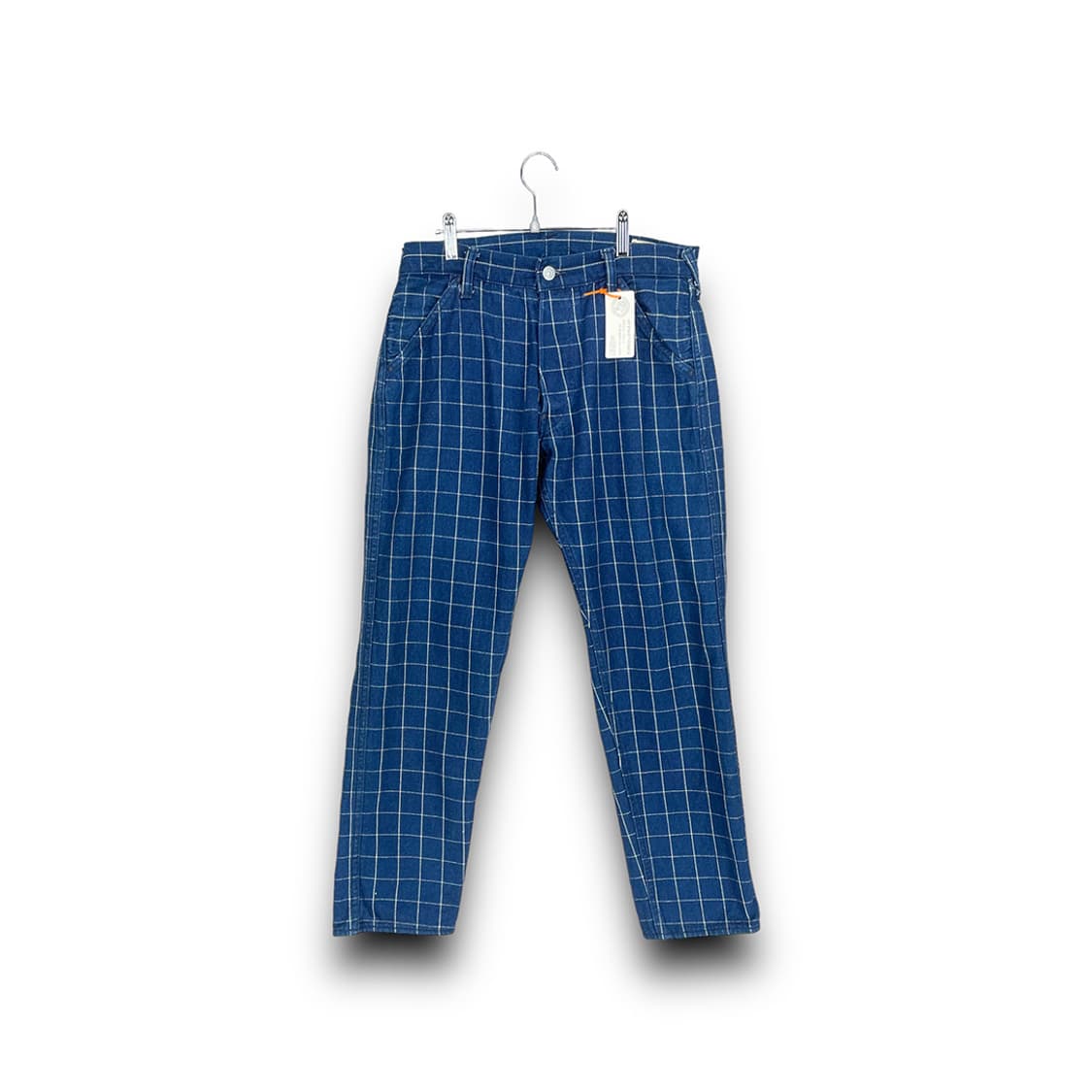 에비수 패턴 인디고워싱 데님팬츠 상품이미지1