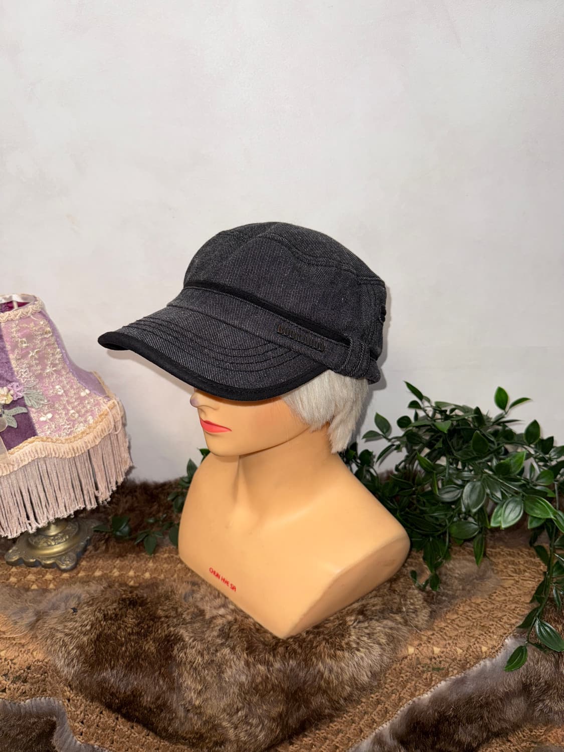 Buckaroo charcoal logo military cap 상품이미지2