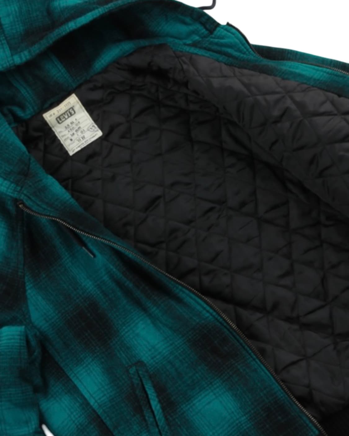 리바이스 플란넬 체크 누빔 후드자켓 상품이미지4