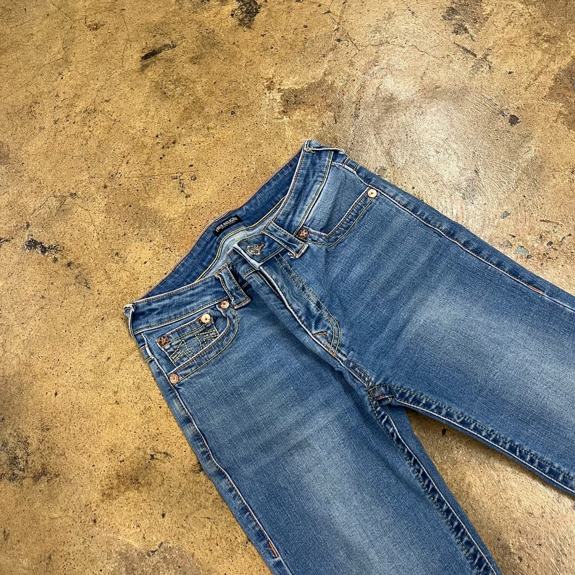 [정품/27] 트루릴리젼 워싱 데님 청바지 b15 상품이미지1