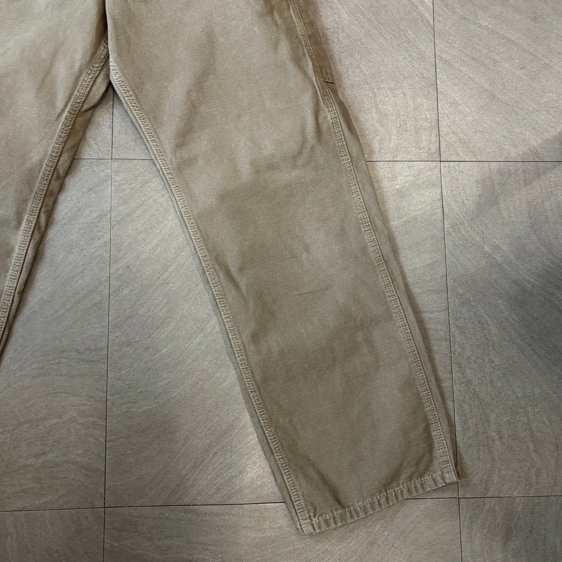 칼하트 오리지널 다크 베이지 카펜터 팬츠  상품이미지9
