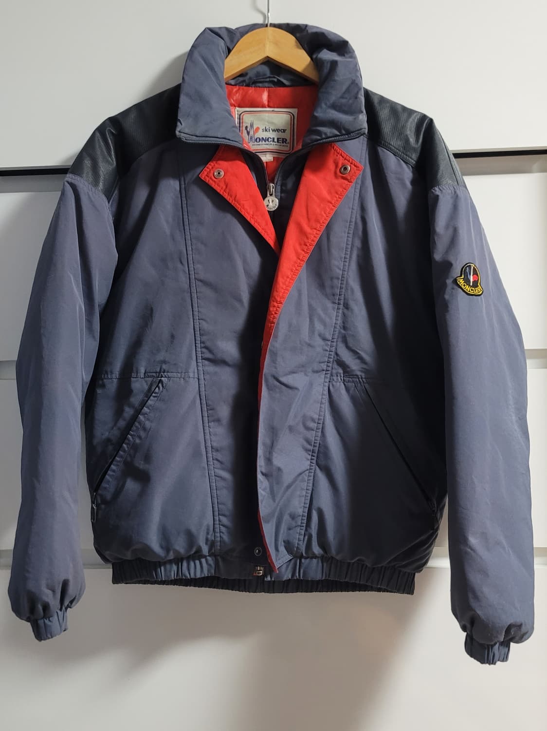 80s  몽클레어 x 아식스 콜라보 스키웨어 패딩 다운점퍼 일본판 상품이미지2