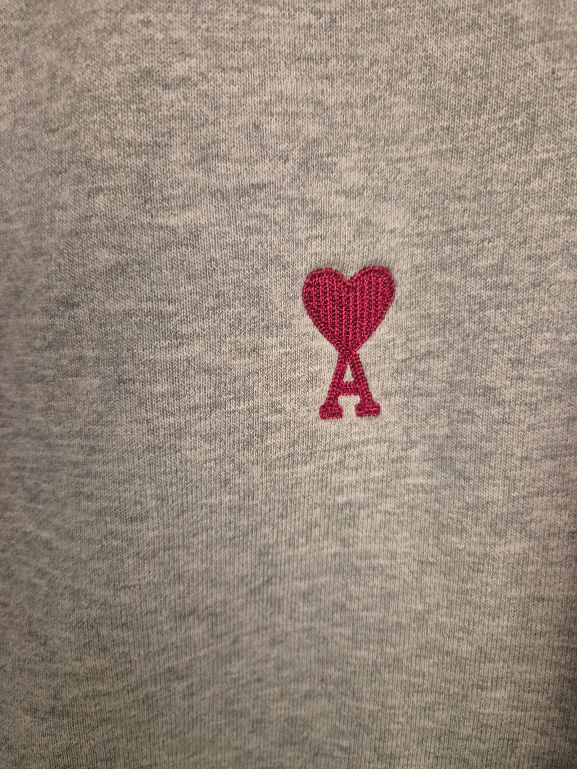 아미 그레이 하트 로고 후드티 L100사이즈 상품이미지7