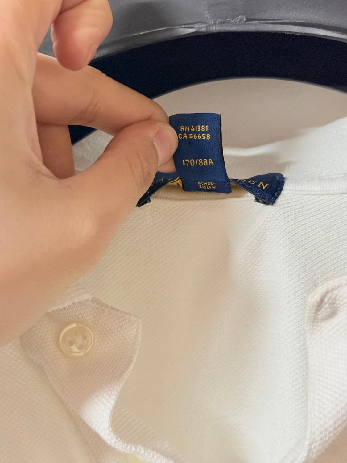 [정품]폴로 랄프로렌 화이트 카라티 XL 상품이미지7