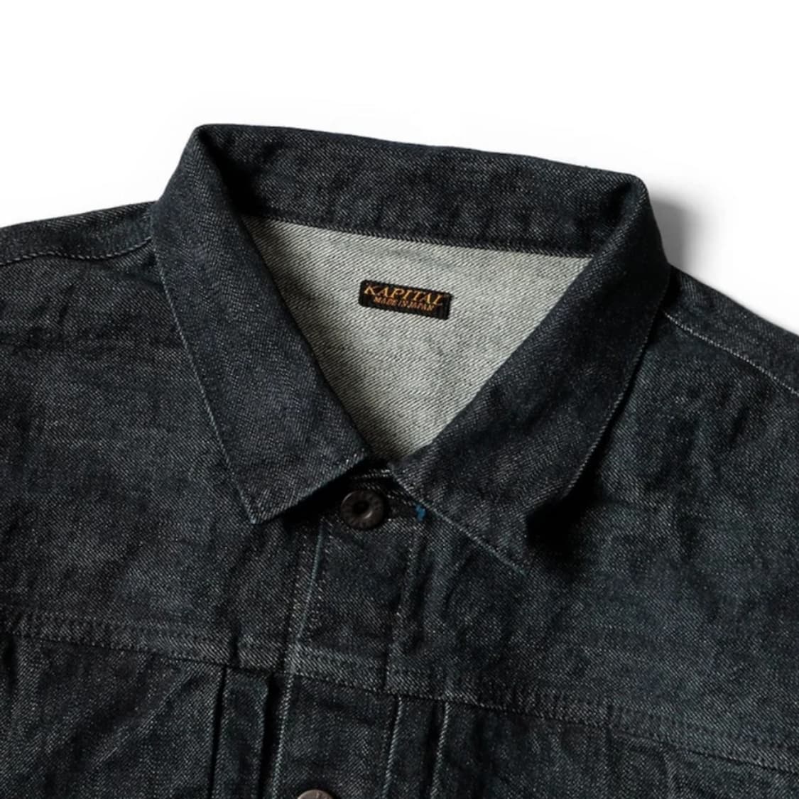 캐피탈 KAPITAL 14온즈 데님 1st 자켓 (흑사 ver) 상품이미지4