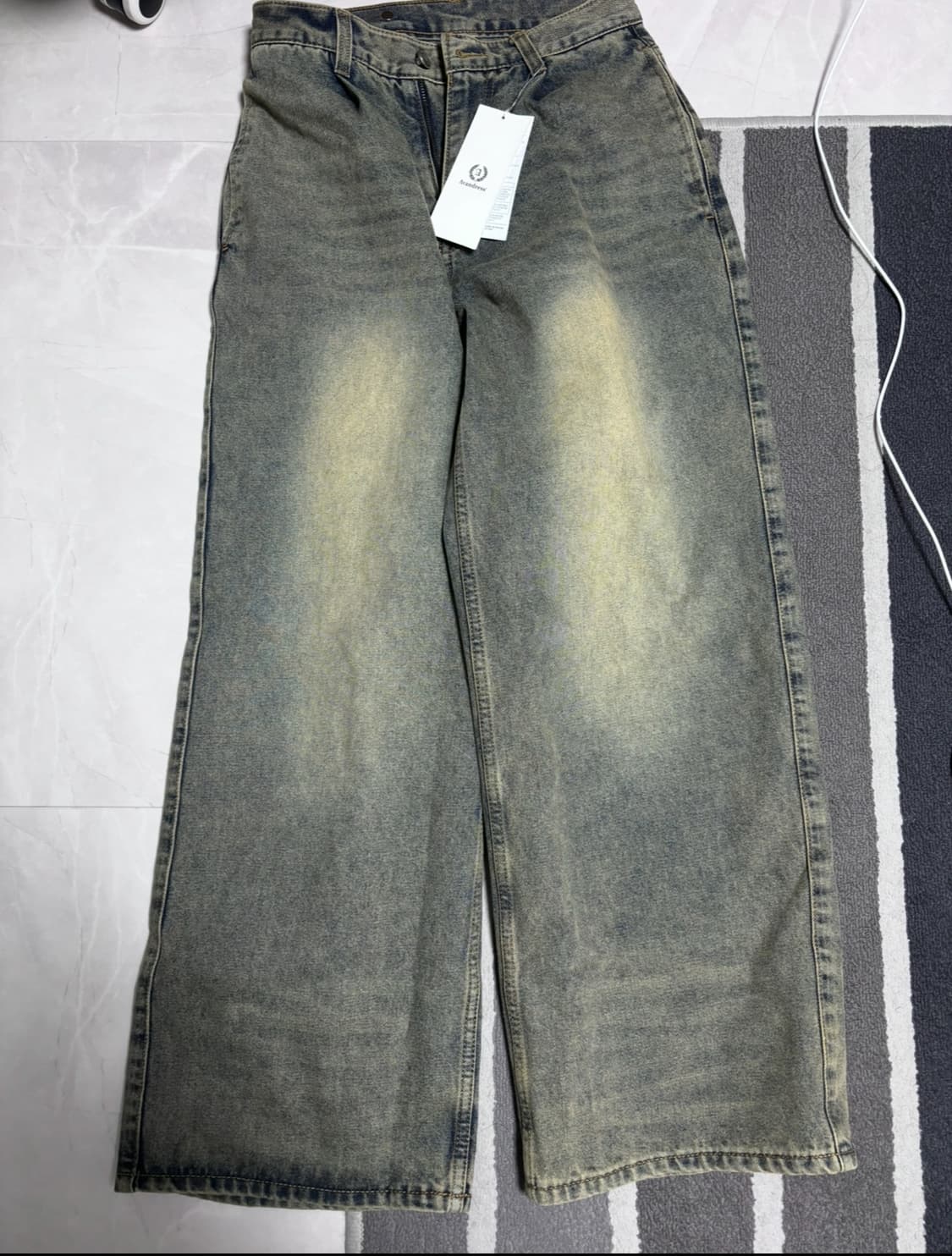 어반드레스 빈티지 와이드 데님 팬츠 상품이미지3