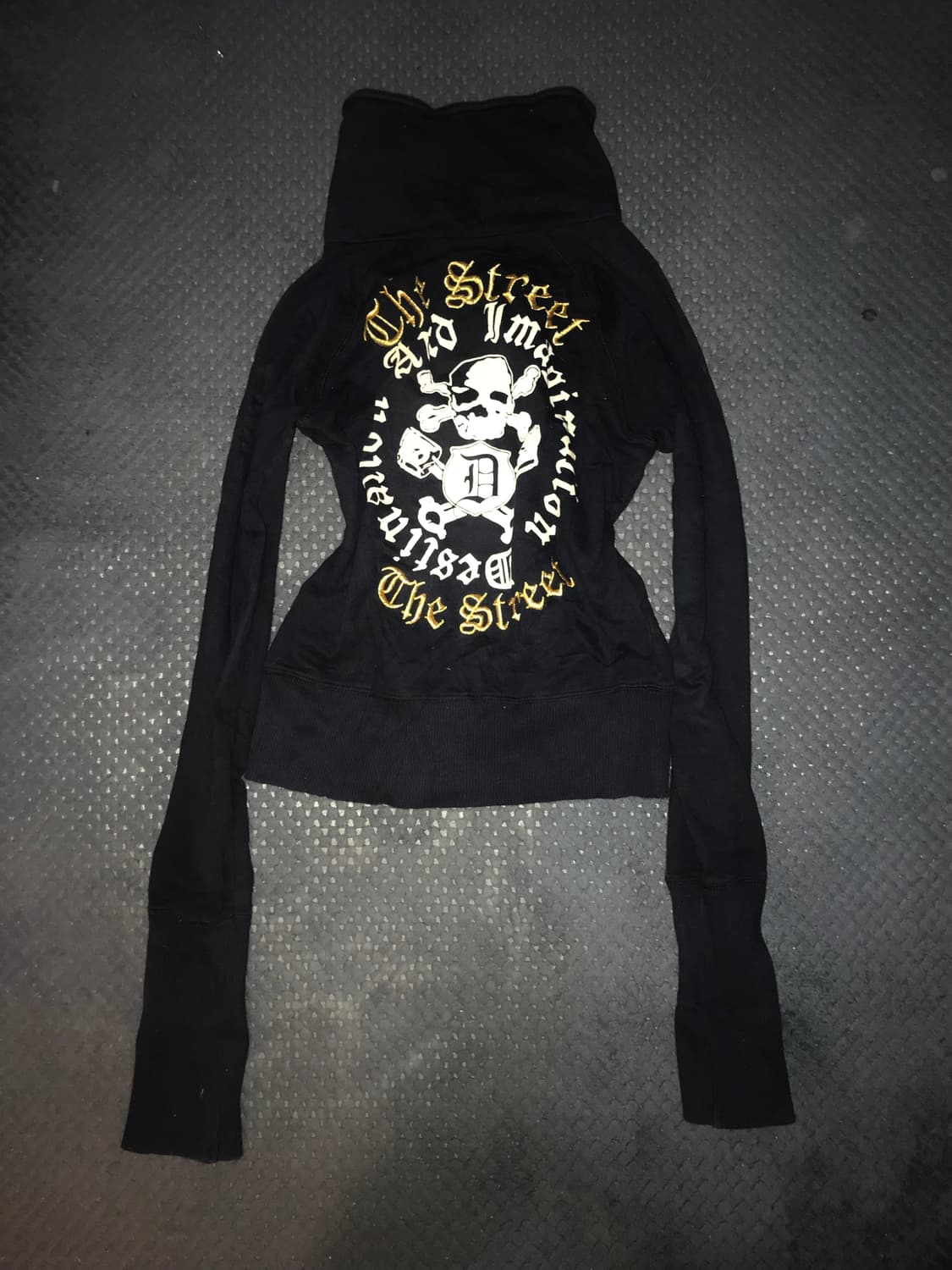 [d.i.a] Gold Skull Zip Hoodie 상품이미지4