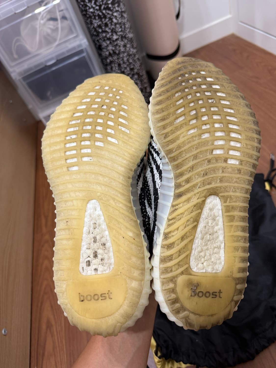 이지부스트 350 V2 지브라 270 새상품급 판매합니다 상품이미지4