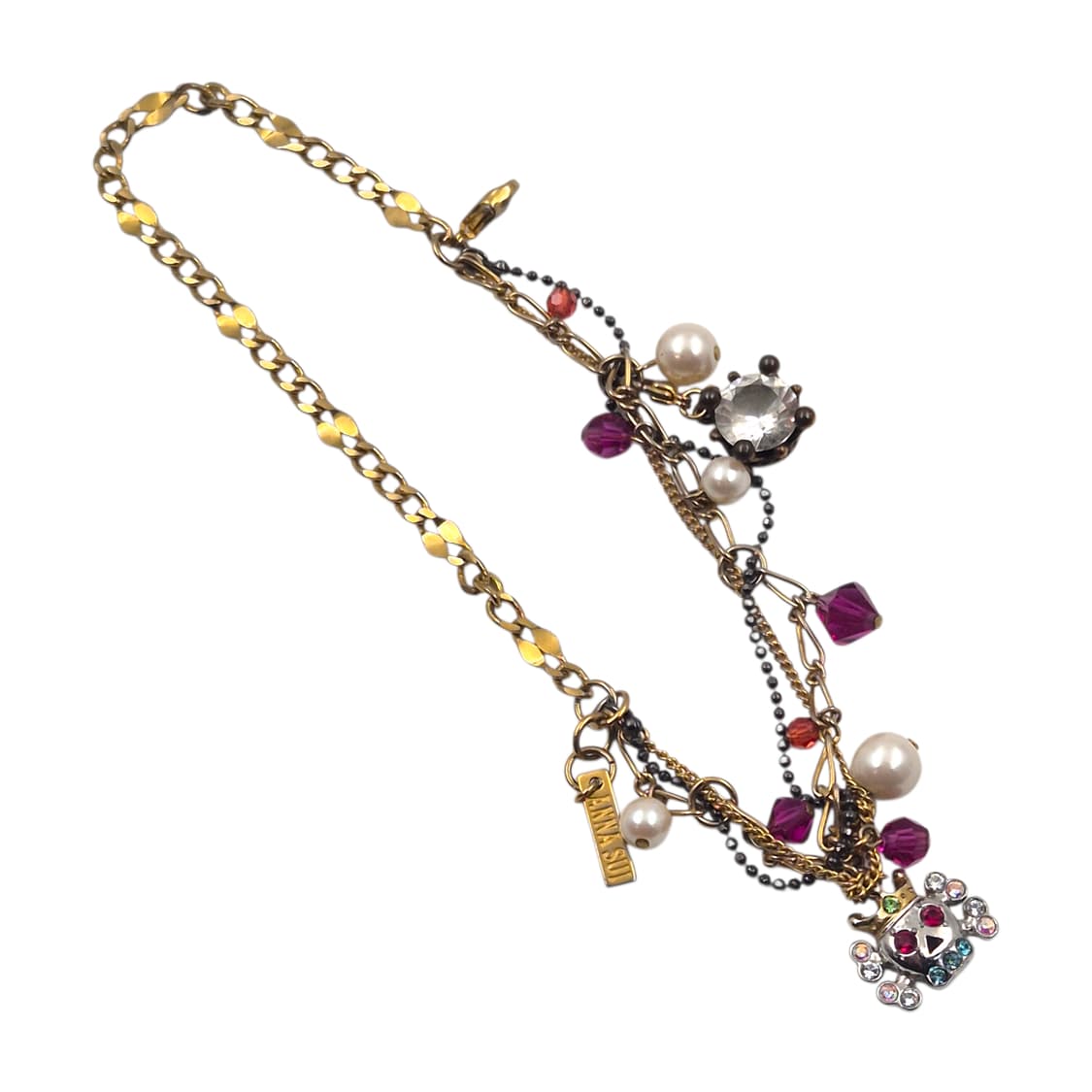 06s 한정 안나수이 스컬 레이어드 팔찌 상품이미지2