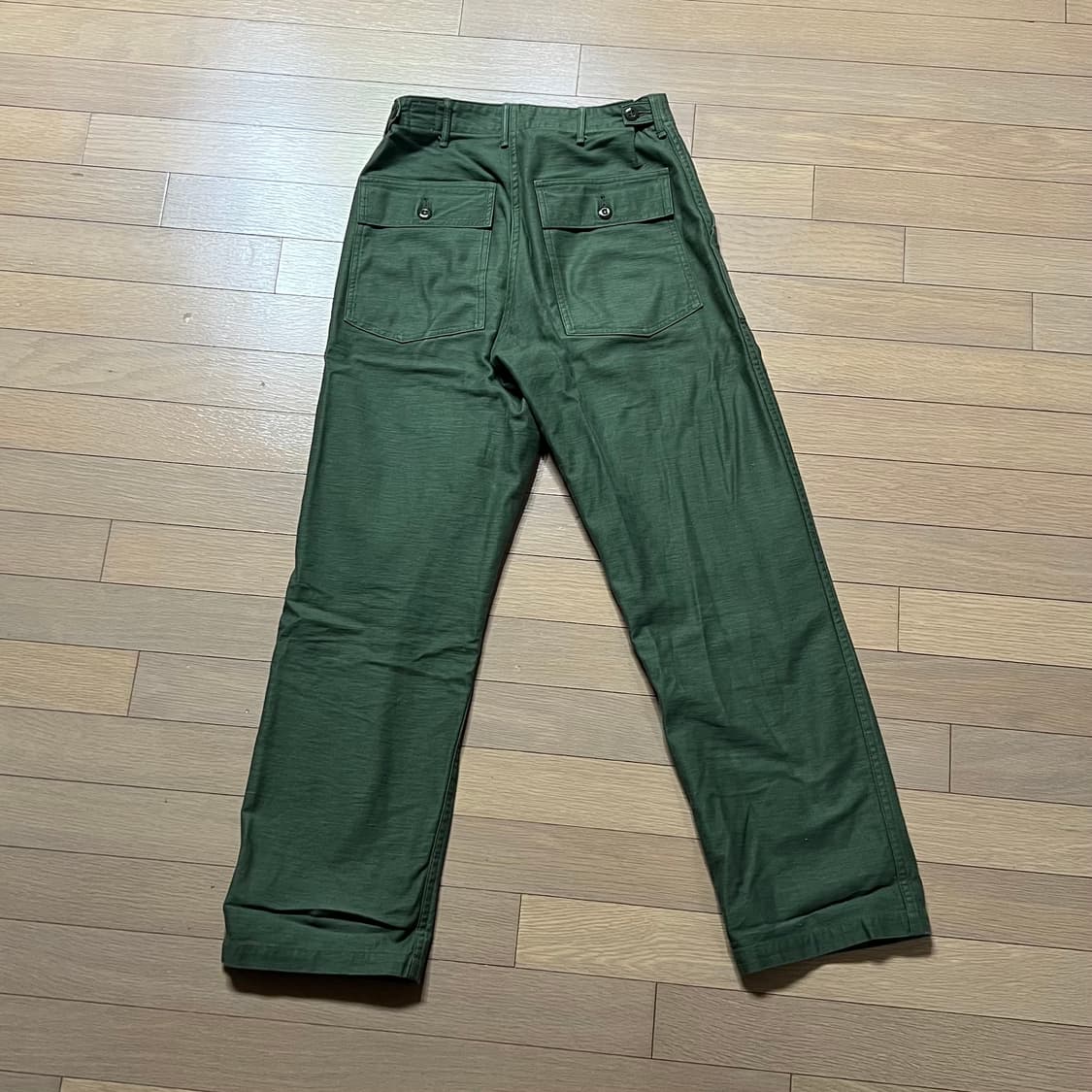 오어슬로우 레귤러핏 퍼티그 팬츠 그린 상품이미지2