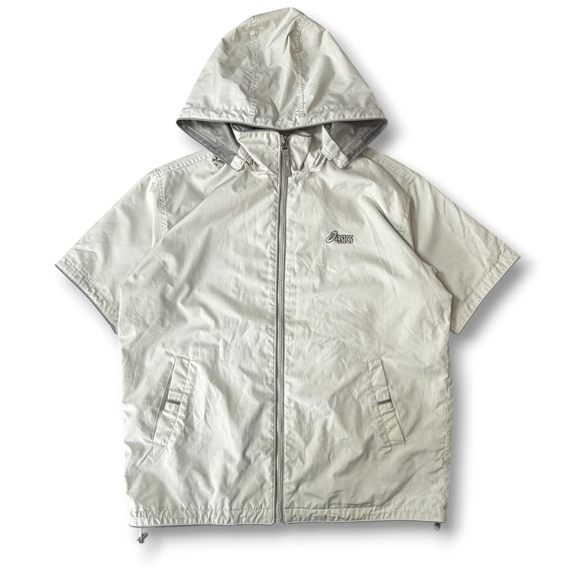 (95) 아식스 연베이지 후드 반팔 아노락 상품이미지1
