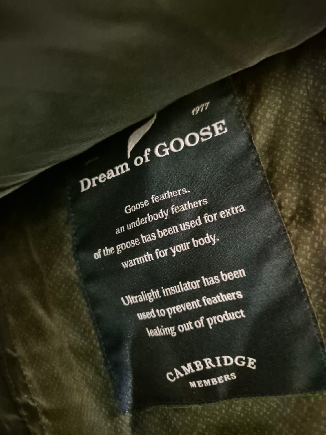 [105]캠브리지 멤버스 구스패딩자켓 상품이미지5