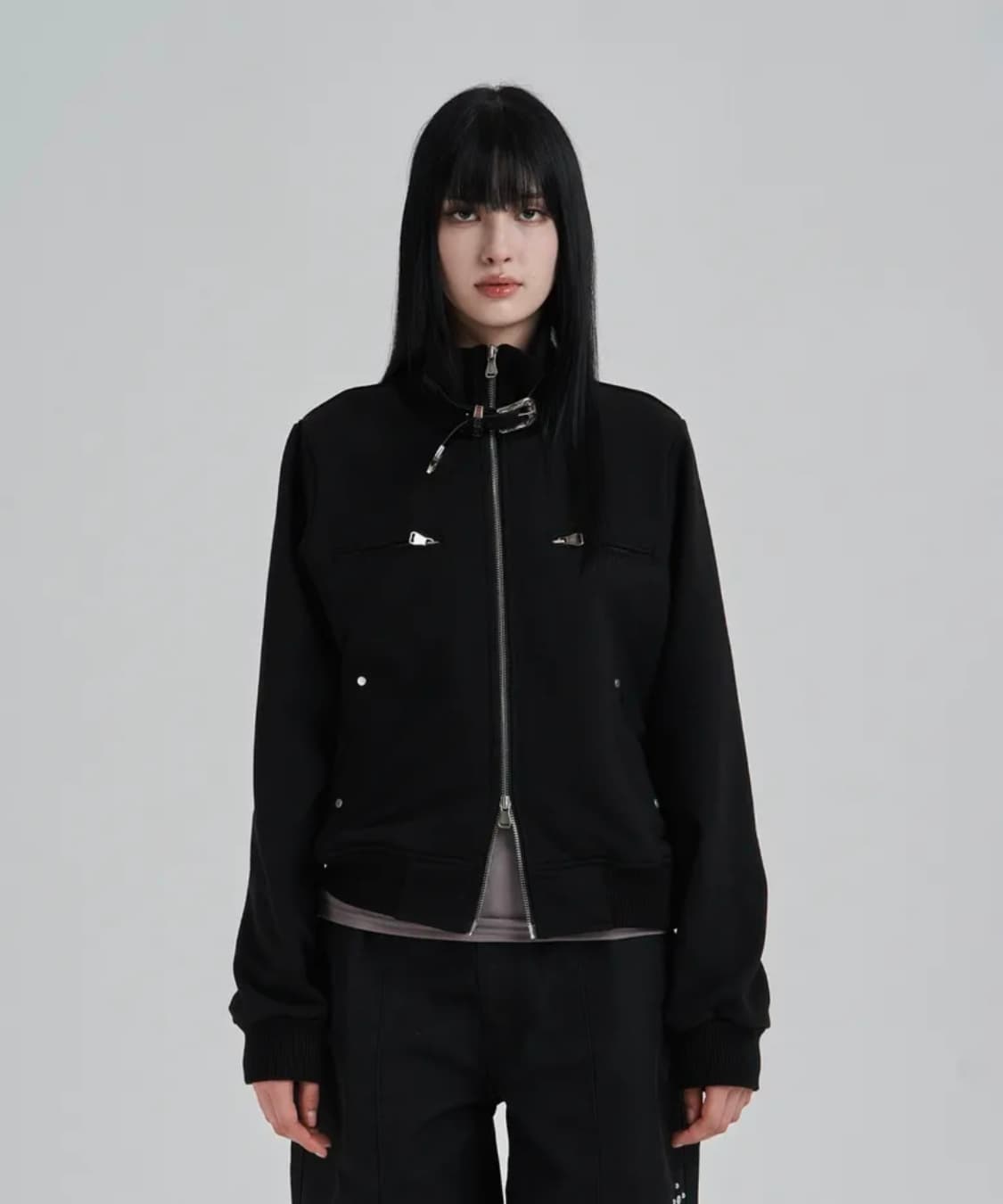 일리오 하이넥 블루종 상품이미지1