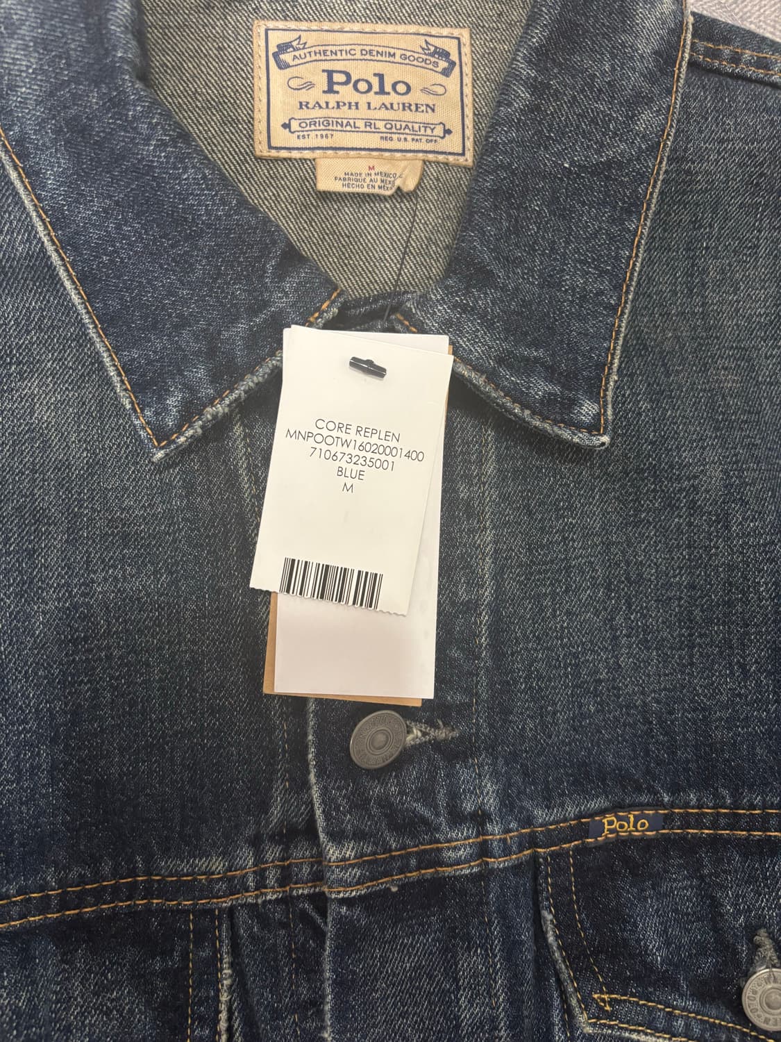 폴로 랄프로렌 페이디드 데님 트러커 상품이미지3