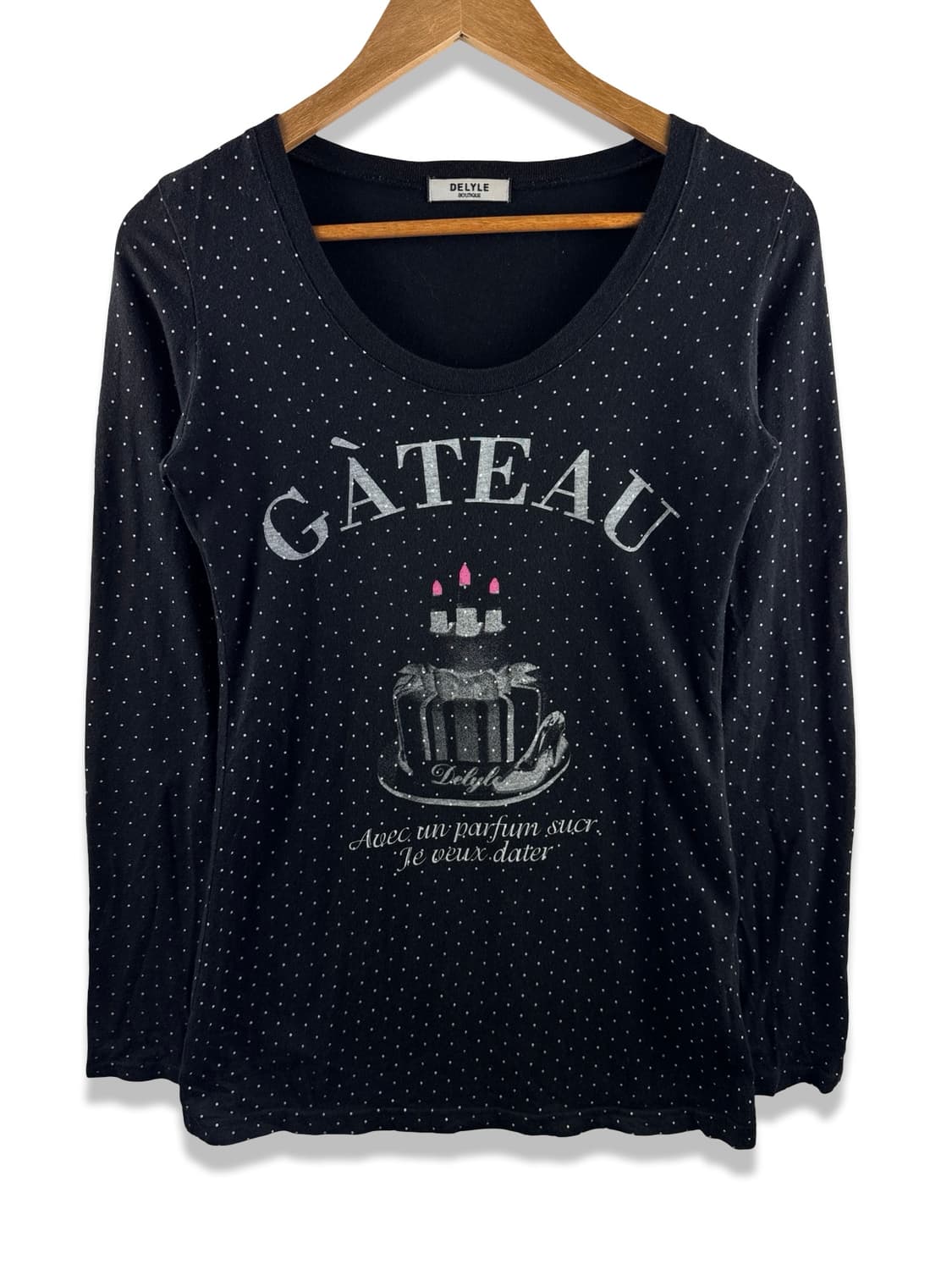 JPN Y2K 도트 롱슬리브2710 상품이미지1