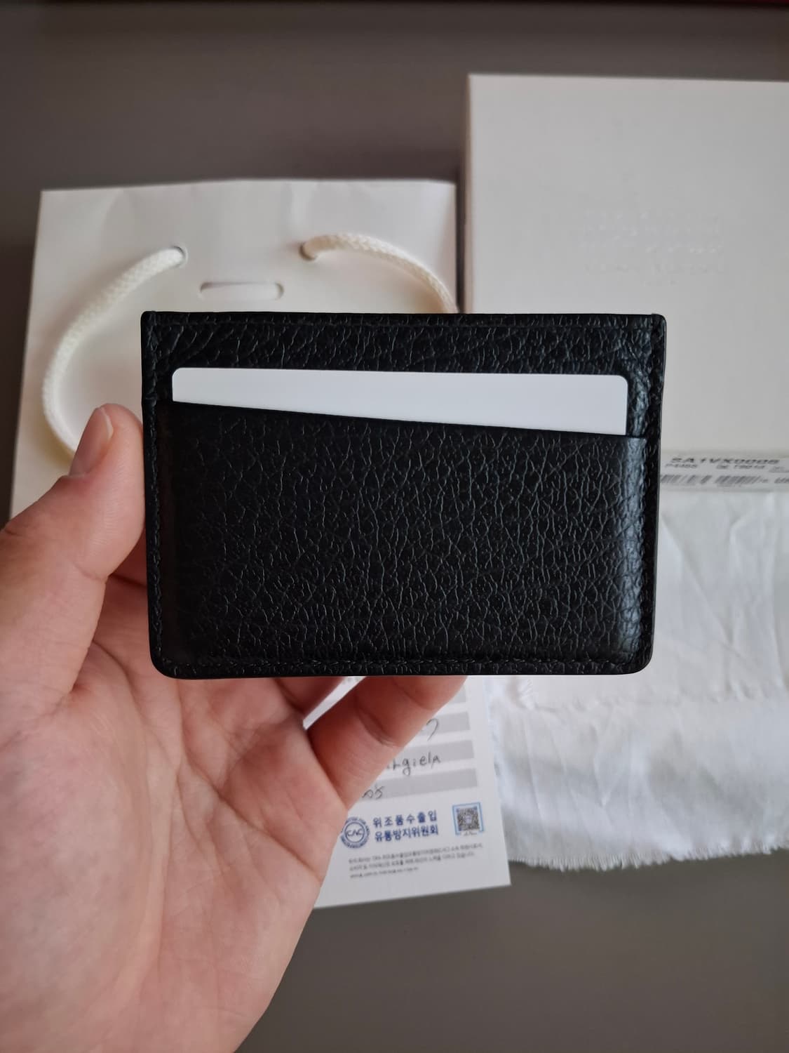 메종 마르지엘라 카드지갑 블랙 상품이미지3