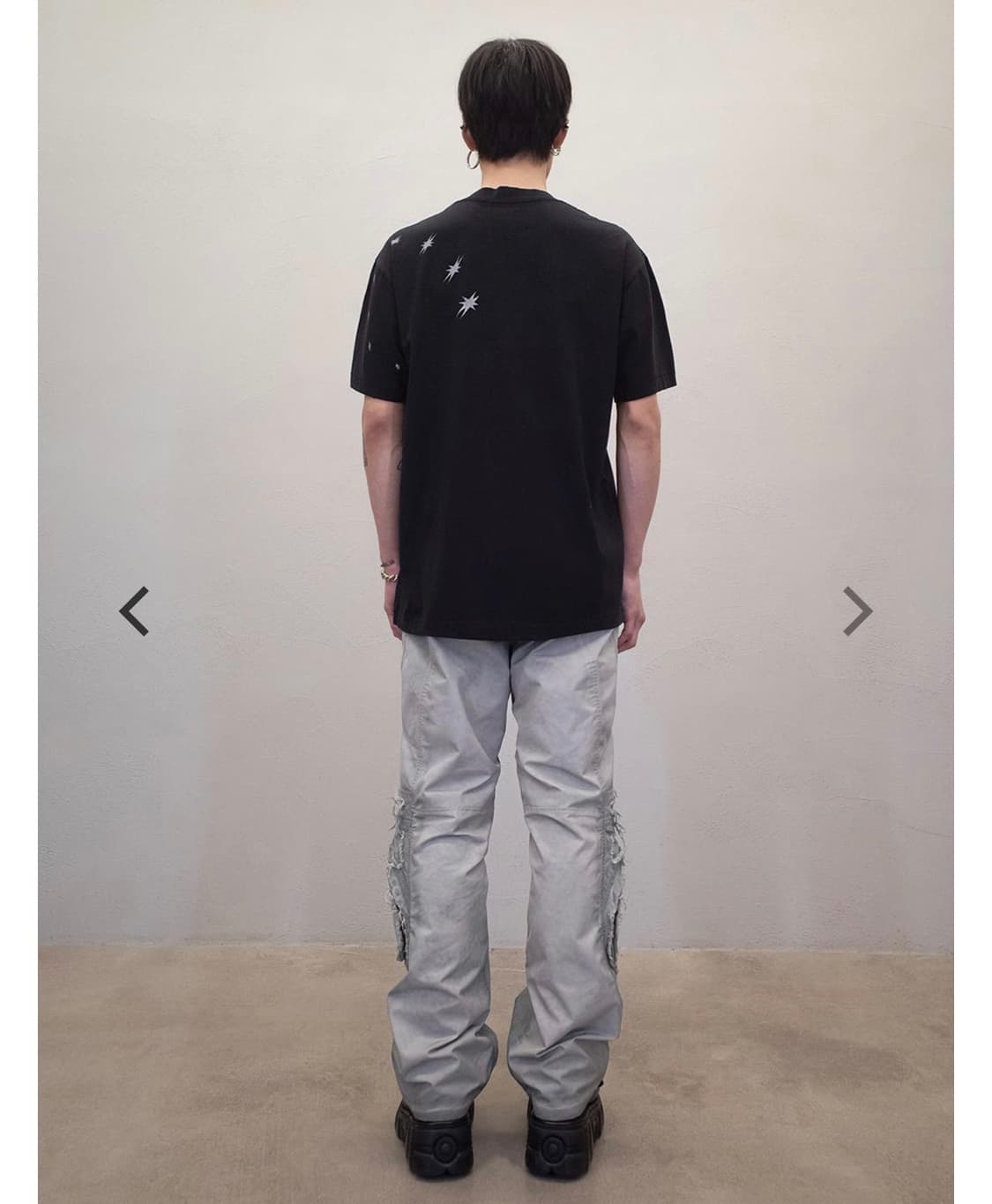 코스트퍼킬로 DIRTY STAR T-SHIRT-BLACK 상품이미지2