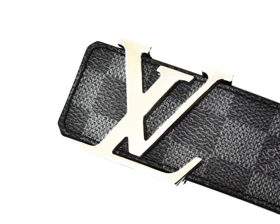 루이비통 LV 이니셜 다미에 그라피트 벨트 (정품) 상품이미지4