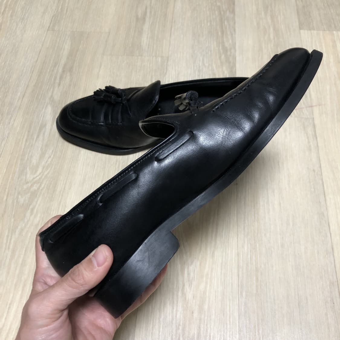 (250 / US 7) 포스트맨 By 풋티지 브라더스 시티 로퍼 블랙 상품이미지5