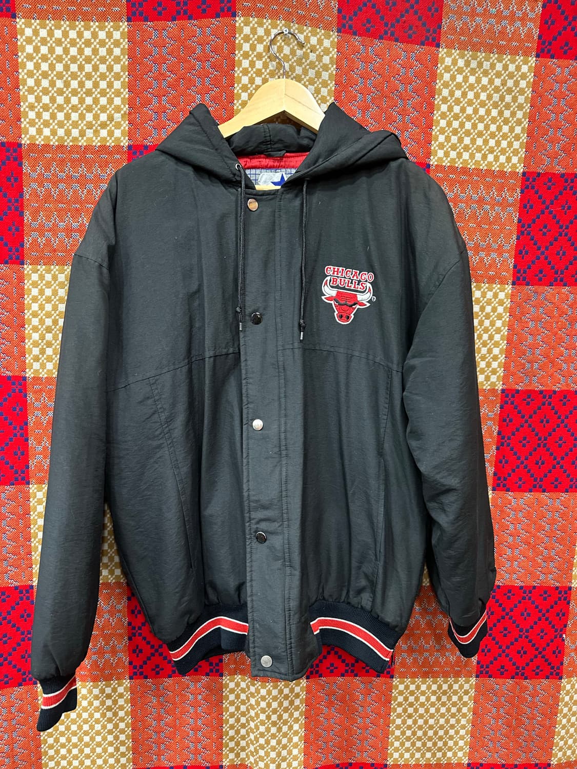 90‘s 스타터  시카고불스  후드자켓 m 105  상품이미지1