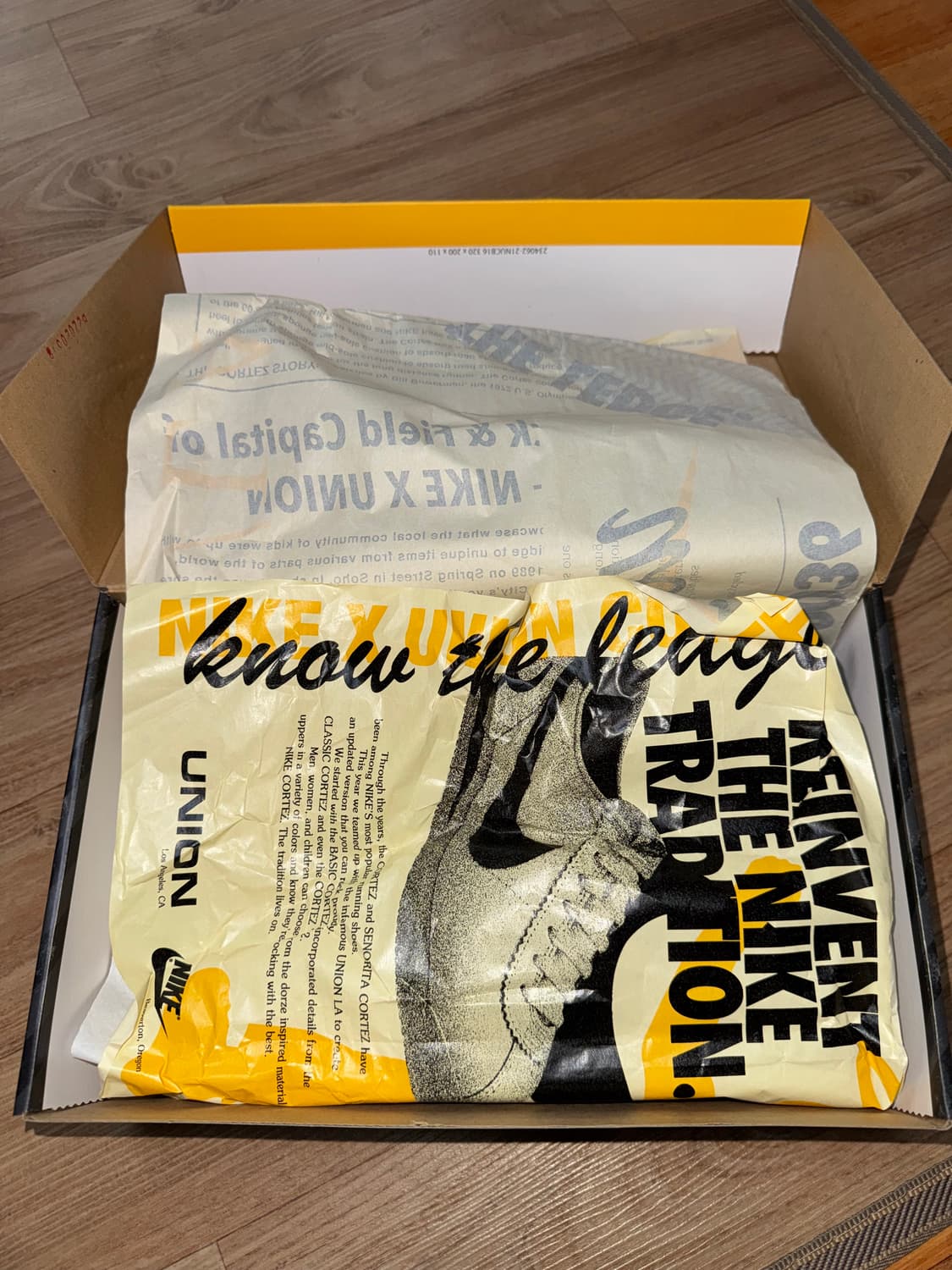 (새상품) 나이키 x 유니온 코르테즈 SP 라이트 스모크 상품이미지4