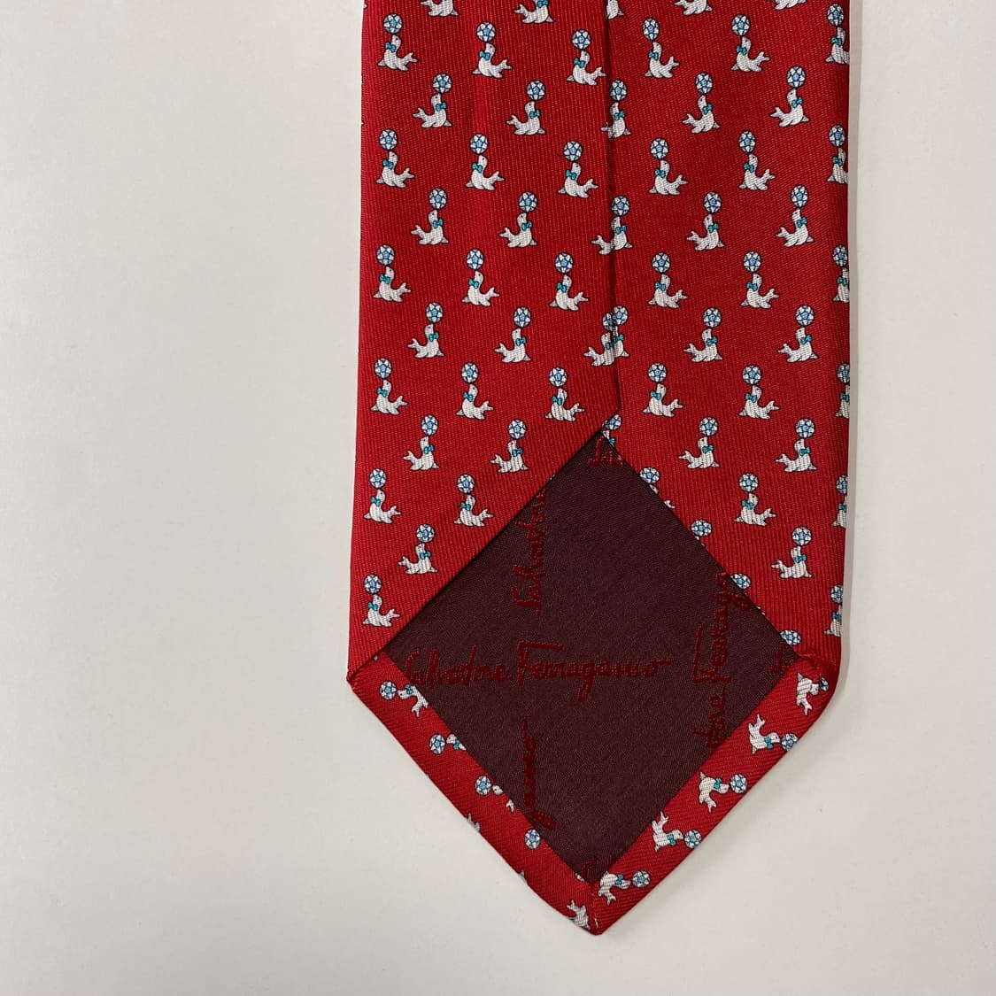 최상급 신형라벨 페레가모(Ferragamo) 명품 정품 넥타이7.7cm 상품이미지7