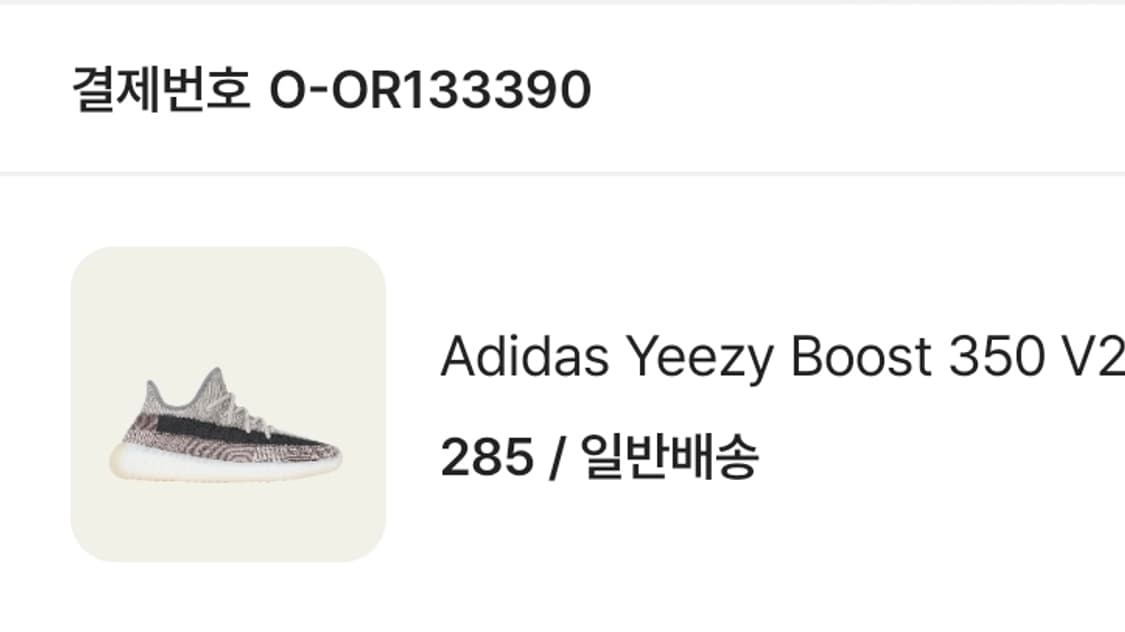 이지부스터350 V2 자이온 285사이즈 상품이미지6