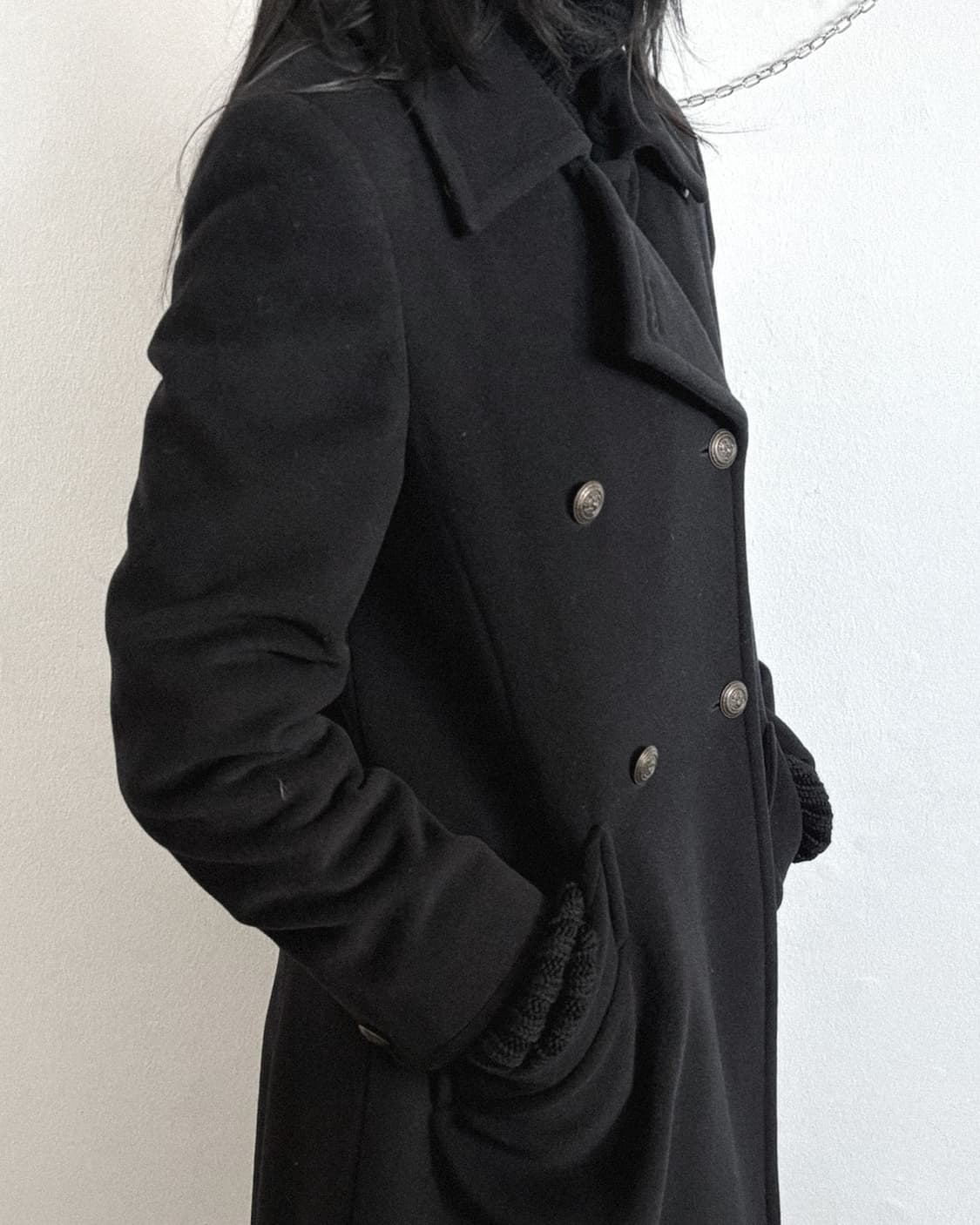 막스마라 위켄드 더블버튼 캐시미어 롱 코트 상품이미지3