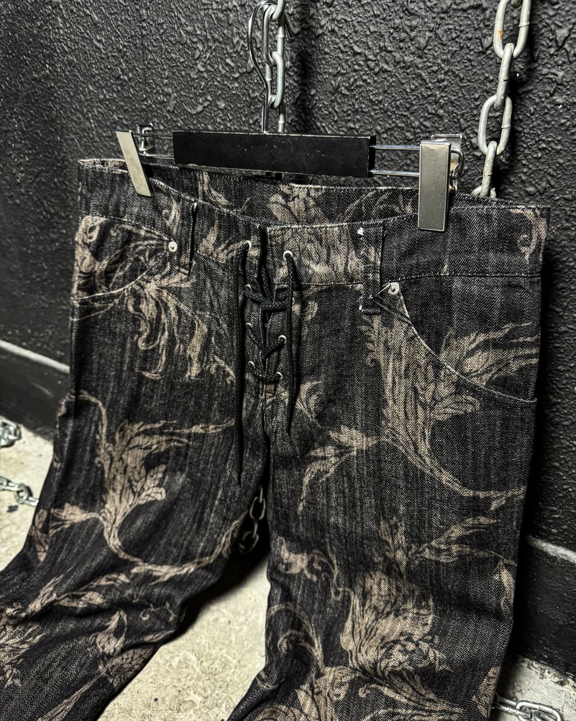 TORNADO MART – Lace-Up Bootcut Denim PT 상품이미지2