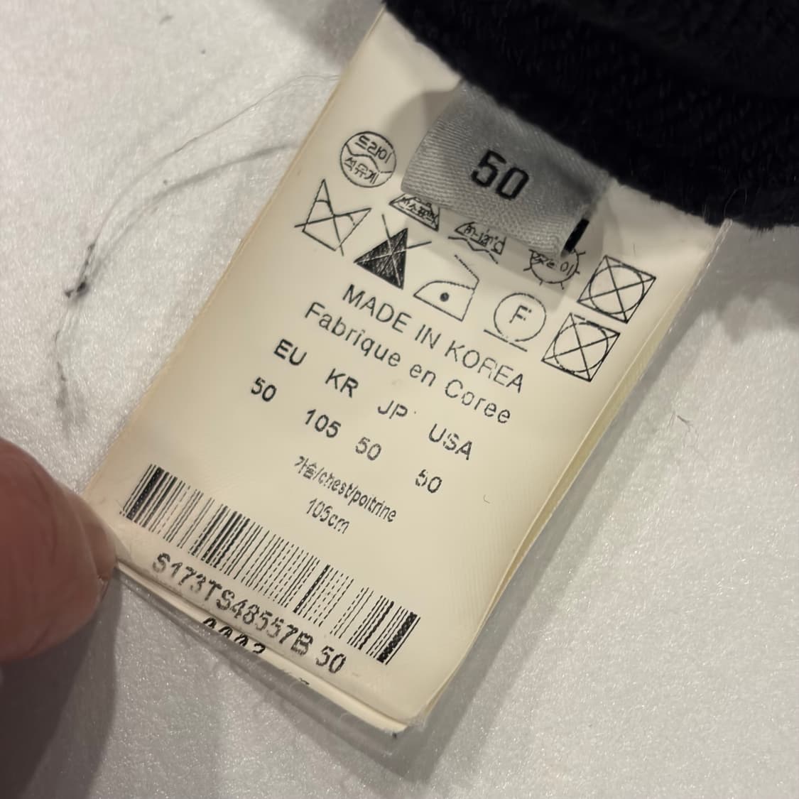 [50] 17s 솔리드옴므 블랙 벨벳 라인 후드티 B884 상품이미지6