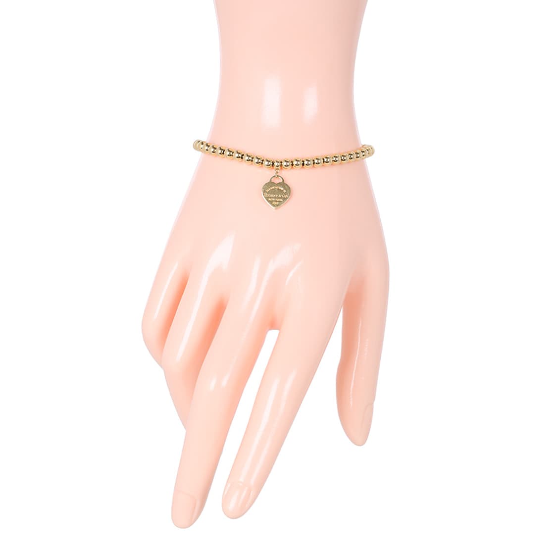리턴투 티파니 하트 태그 비드 브레이슬릿 옐로우골드 팔찌 23993104 상품이미지4