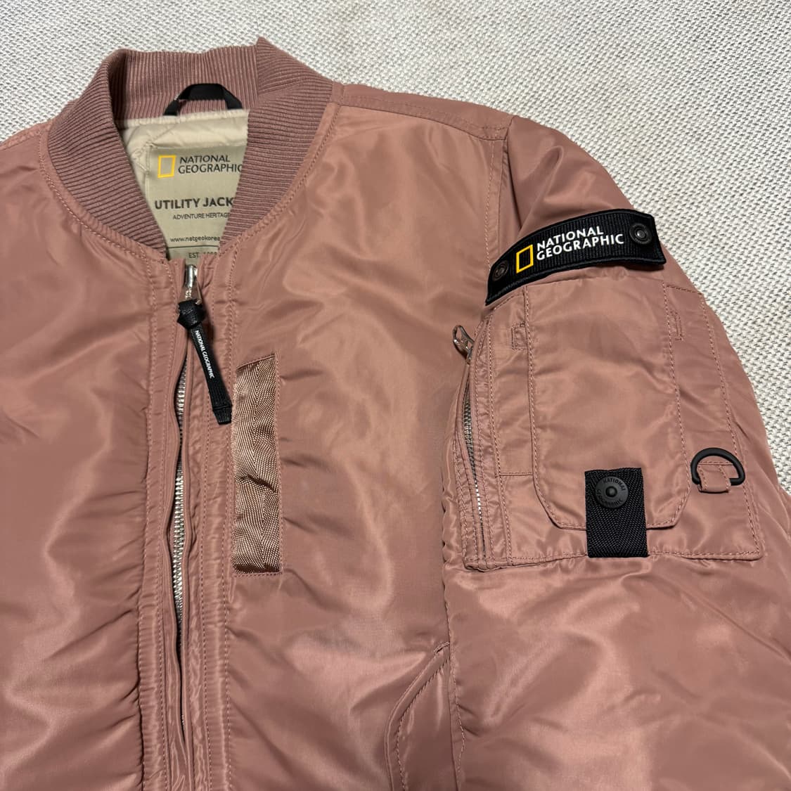 내셔널지오그래픽 유틸리티 ma-1 자켓 상품이미지2