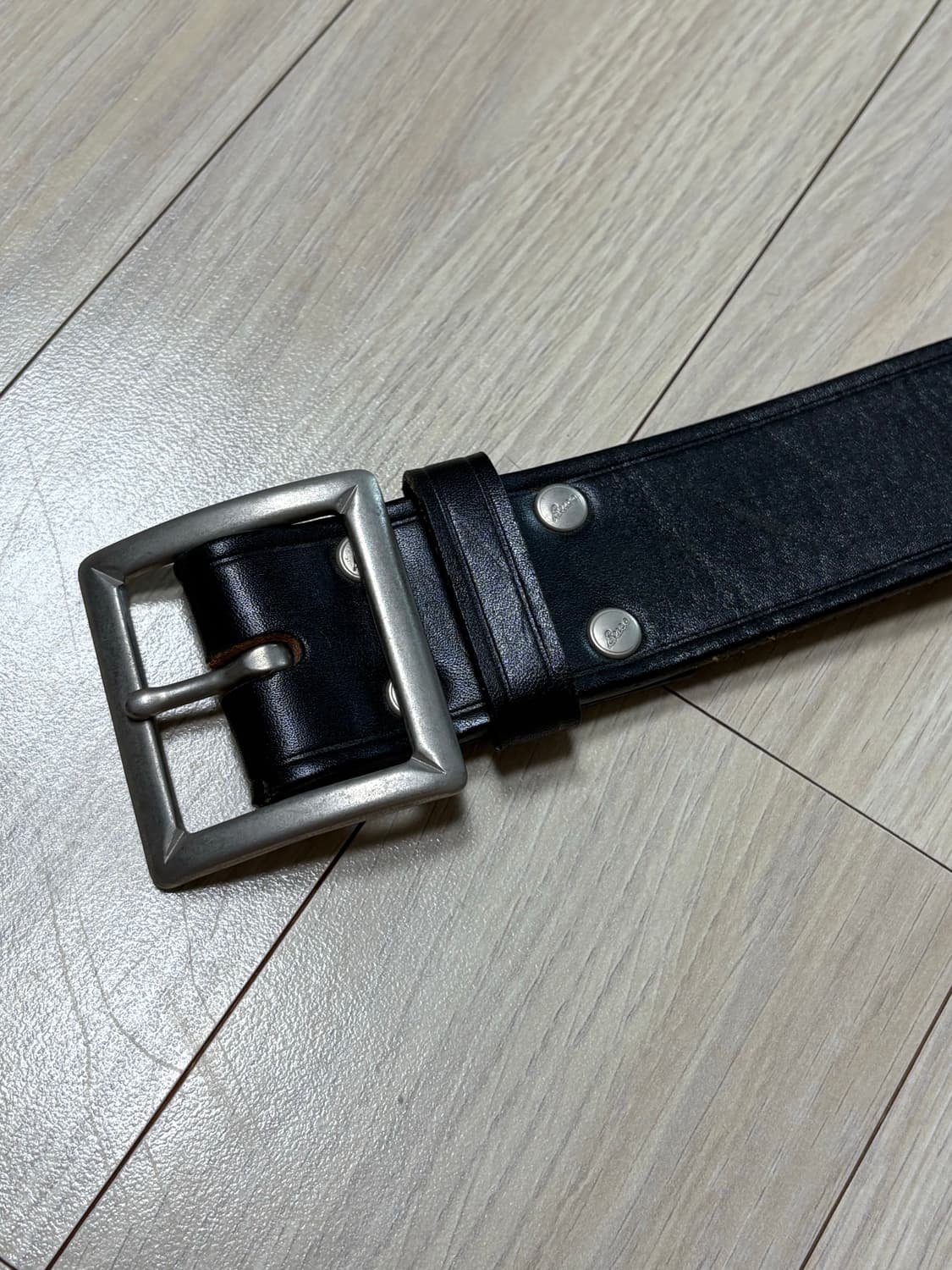 리얼맥코이 부코 레더 벨트 상품이미지4
