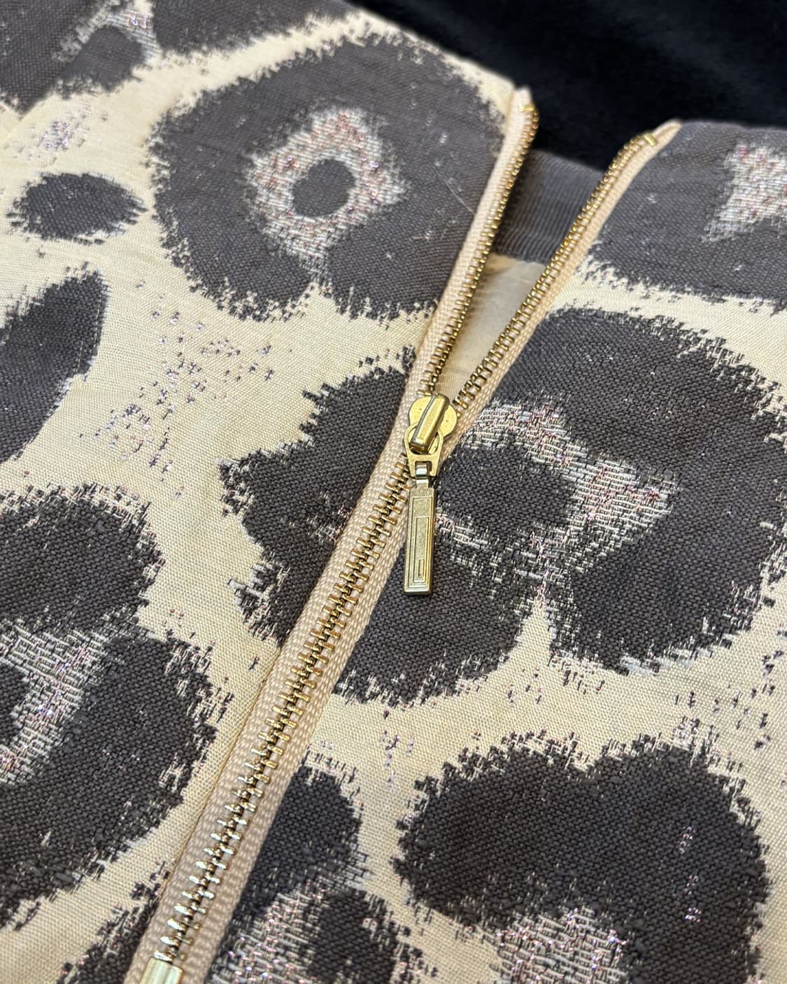 일본 빈티지 레오파드 스커트 상품이미지3