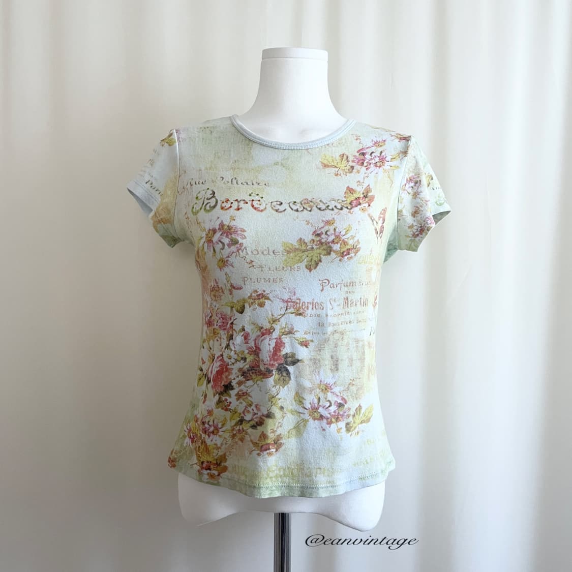 fairy antique nature printed top 상품이미지1