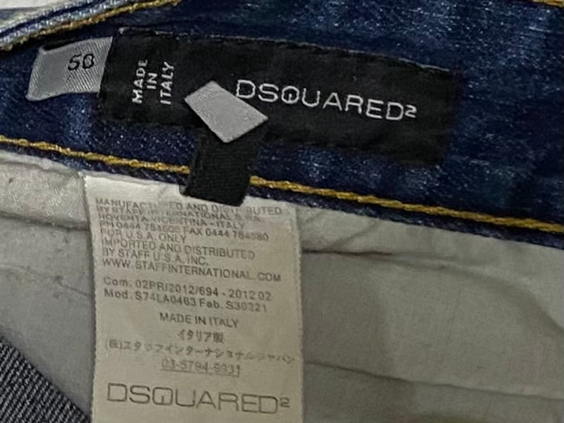 디스퀘어드2 청 반바지 32 인치 상품이미지6