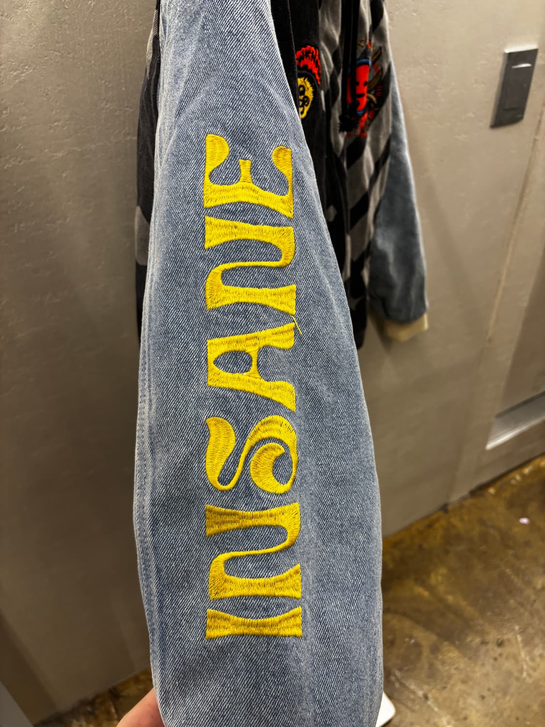 인세인게러지 위캔더스 데님 봄버 자켓 M 상품이미지7