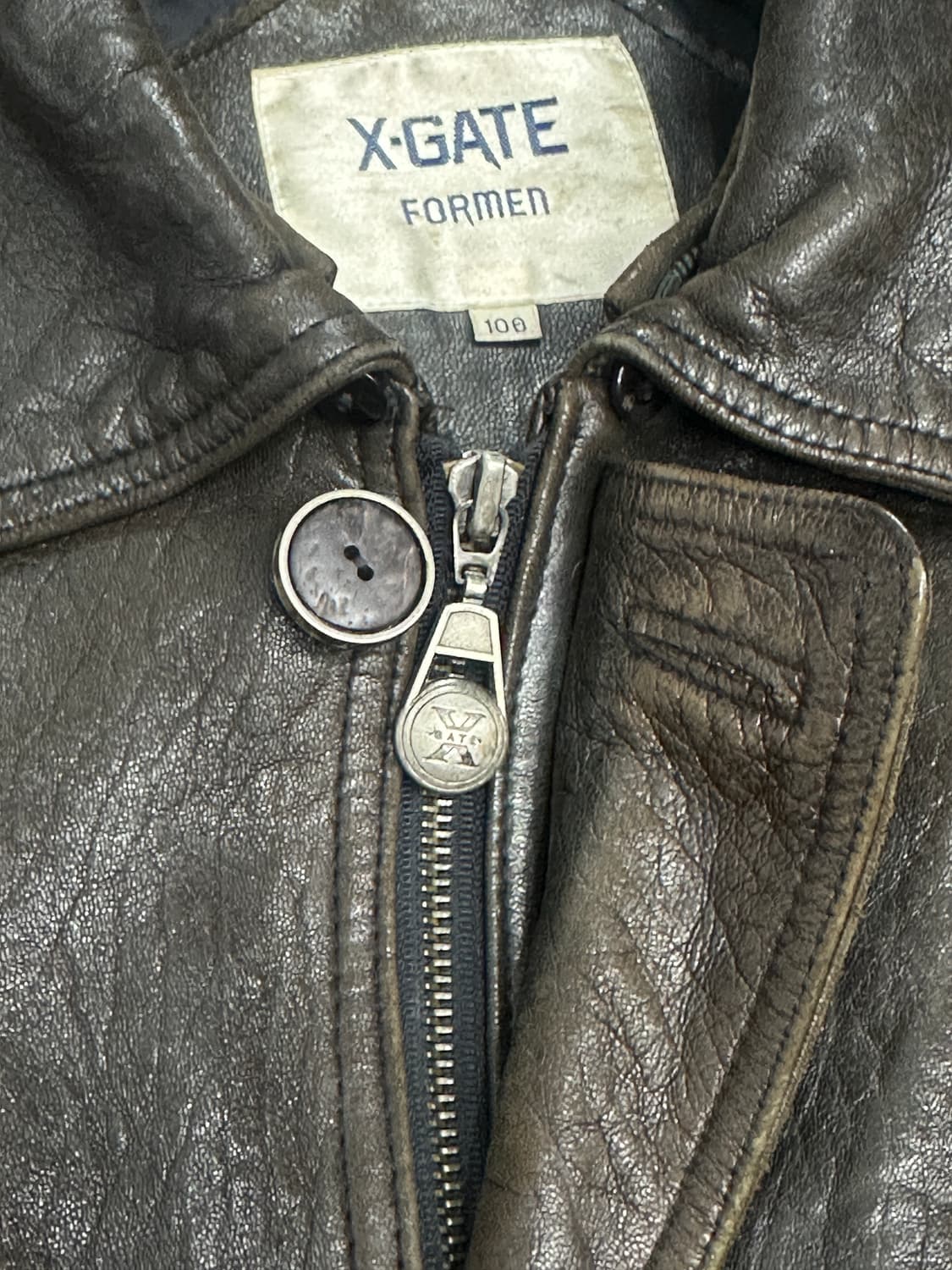 90s Harley Owners Group 레더 자켓 100 상품이미지6