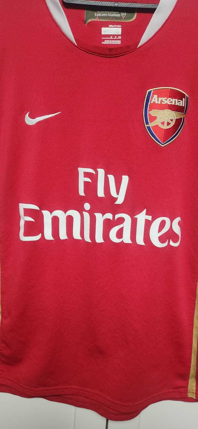 06-08 아스날 홈 긴팔 No.4 파브레가스 나이키 유니폼 상품이미지3