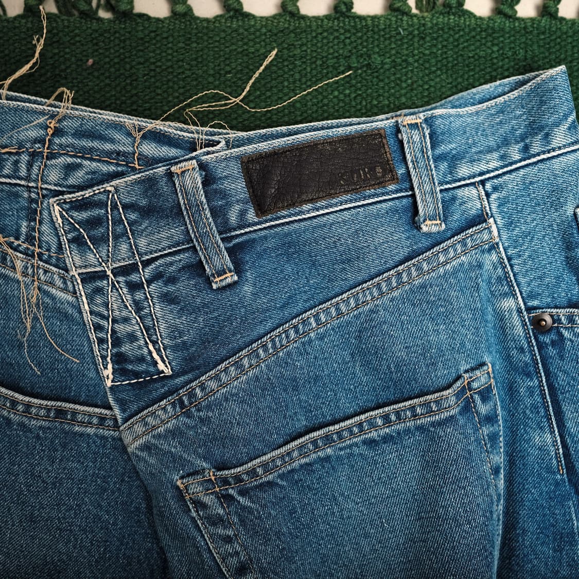 쿠로 크로스 데님 스커트 사이즈 추천 25-26 상품이미지6