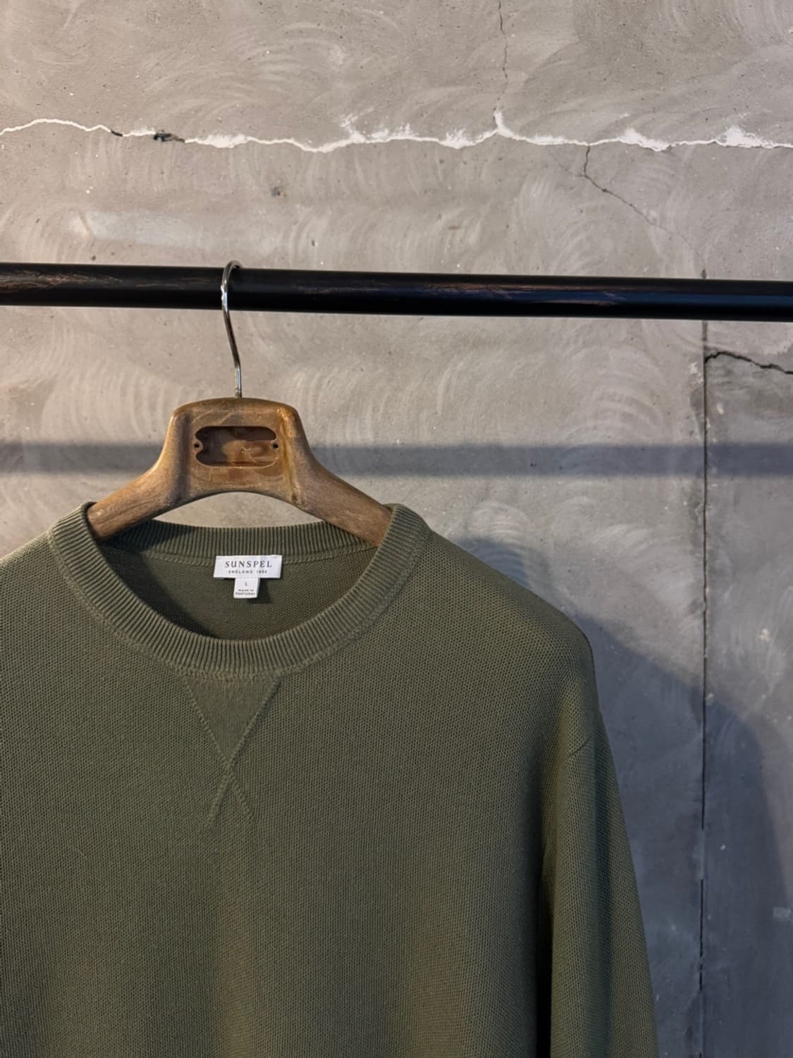 선스펠 크루넥 니트 100 상품이미지4