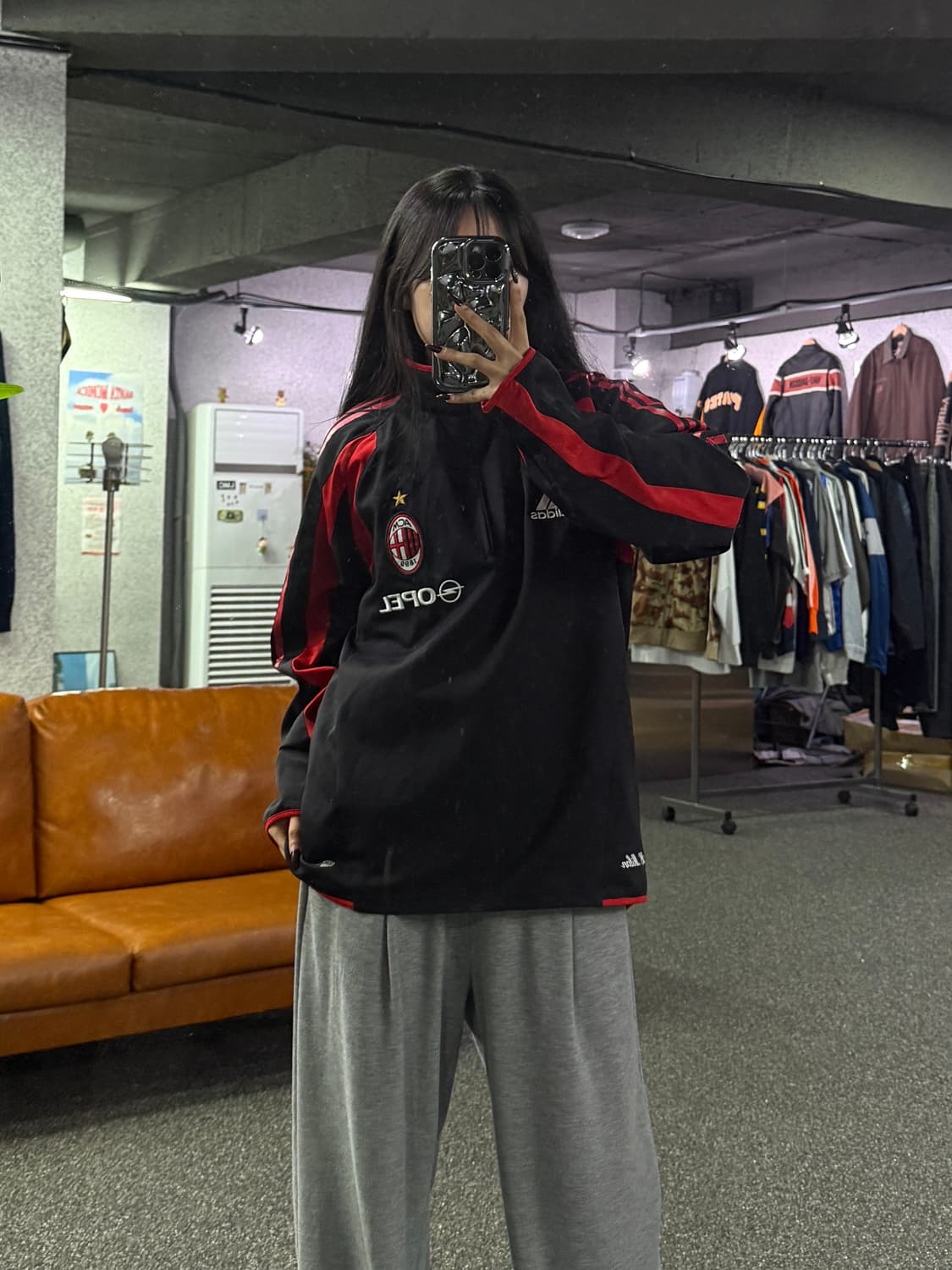 아디다스 05-06 AC밀란 하프집업 드릴탑 B4701 상품이미지1
