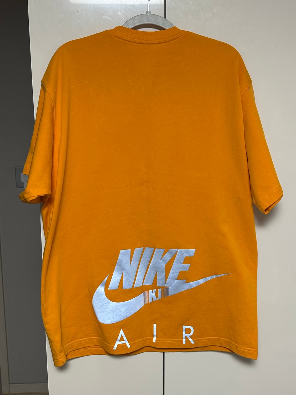 [M] 나이키 x 킴 존스 오버사이즈드 티셔츠 써킷 오렌지 - US/EU 상품이미지3