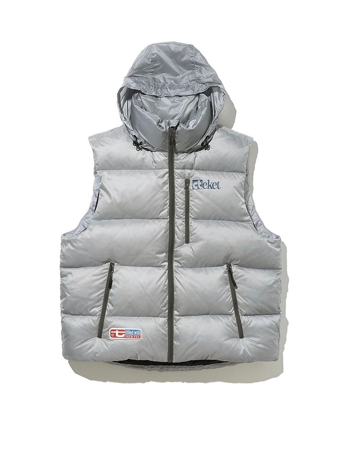 테켓 스노우볼 다운 조끼 패딩 M 상품이미지2