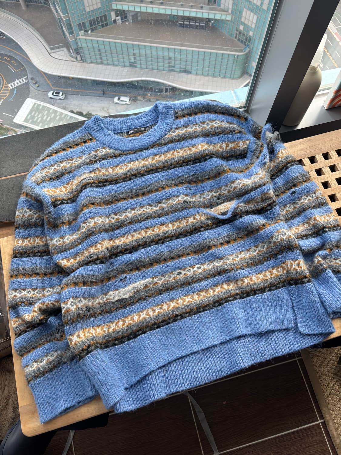 Zara 스트라이프 니트 상품이미지1