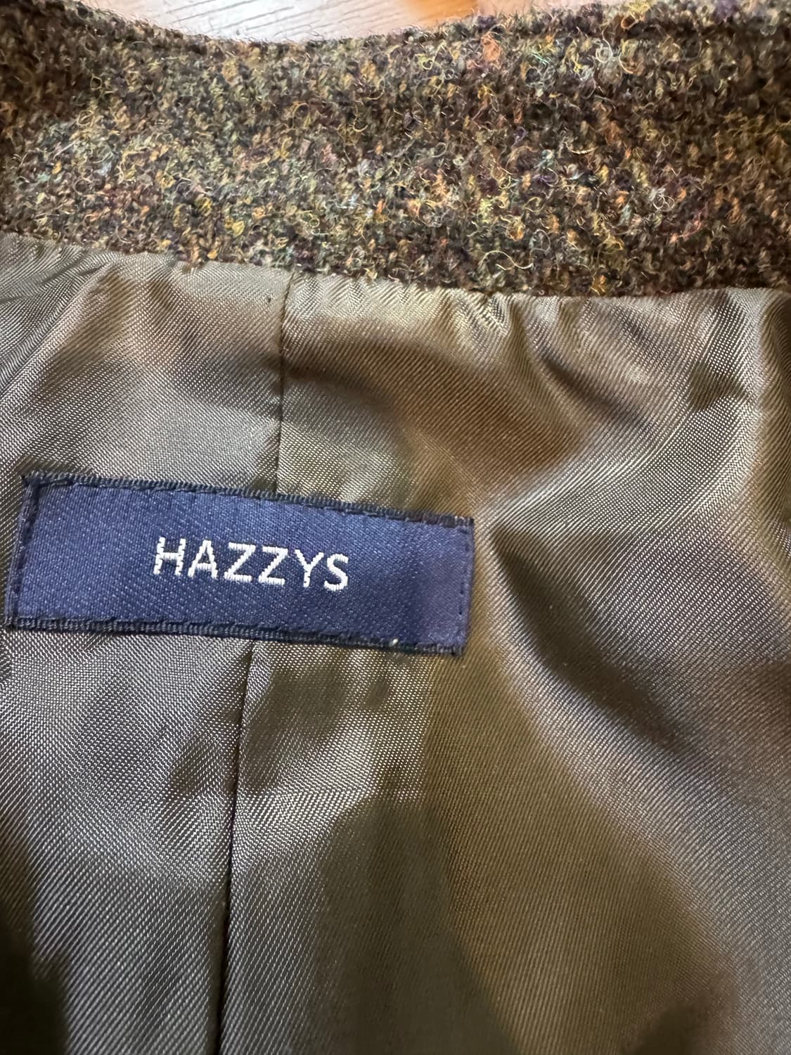 Hazzys 헤지스 레이디스 해리스트위드 자켓 상품이미지2