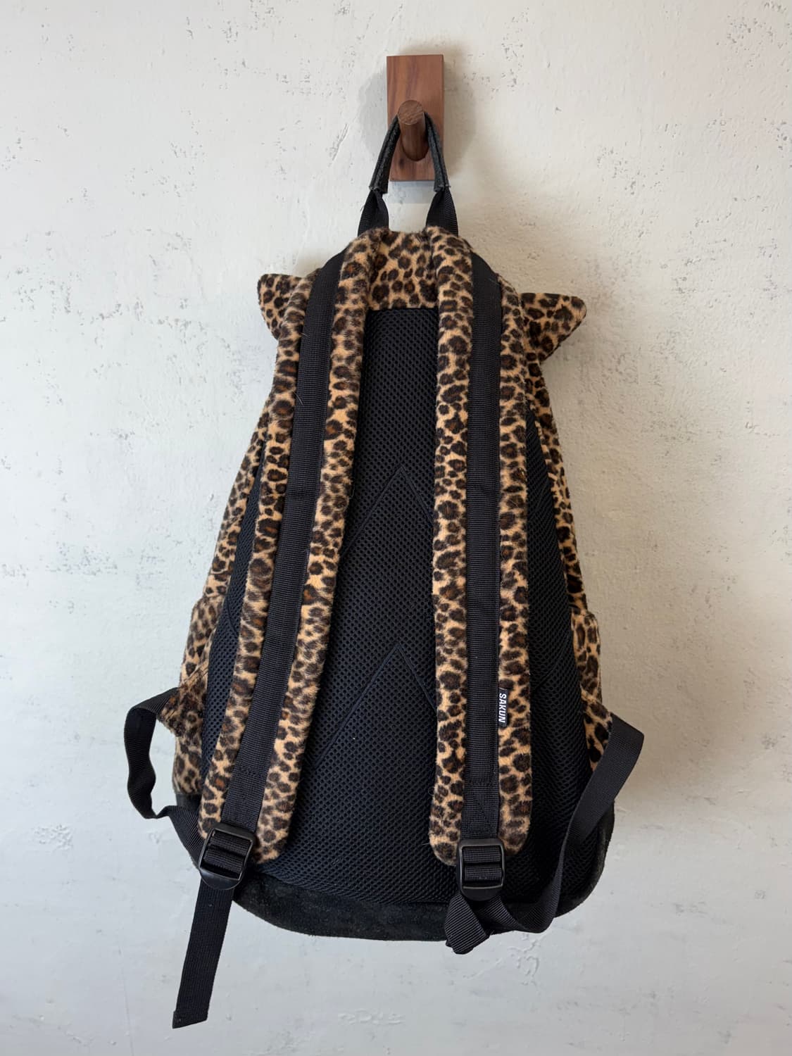 사쿤 올드스쿨 y2k 레오파드 백팩 상품이미지2